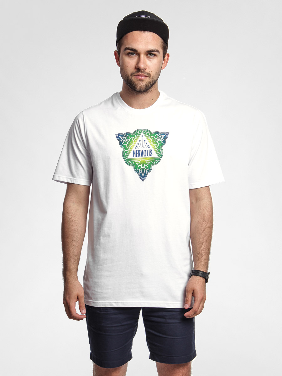 Nervous T-Shirt Mandala (white)