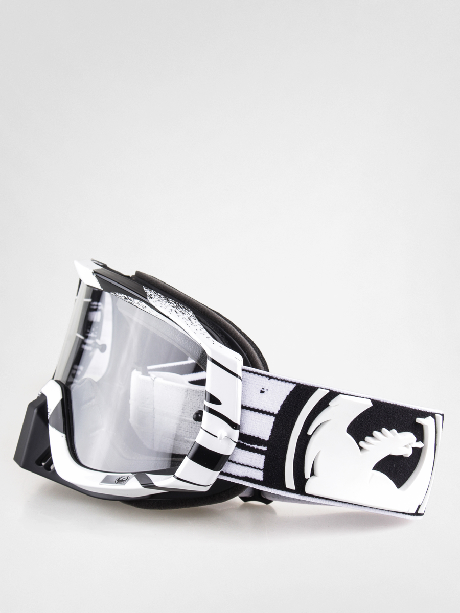 Dragon Cross Goggles Vendetta (paint drip/blk/wht clear)