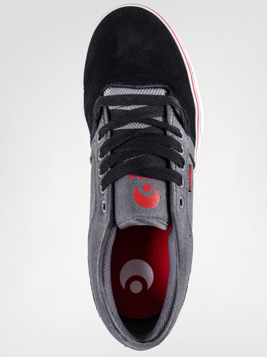 Osiris Schuhe Decay (charcoal/red/white)