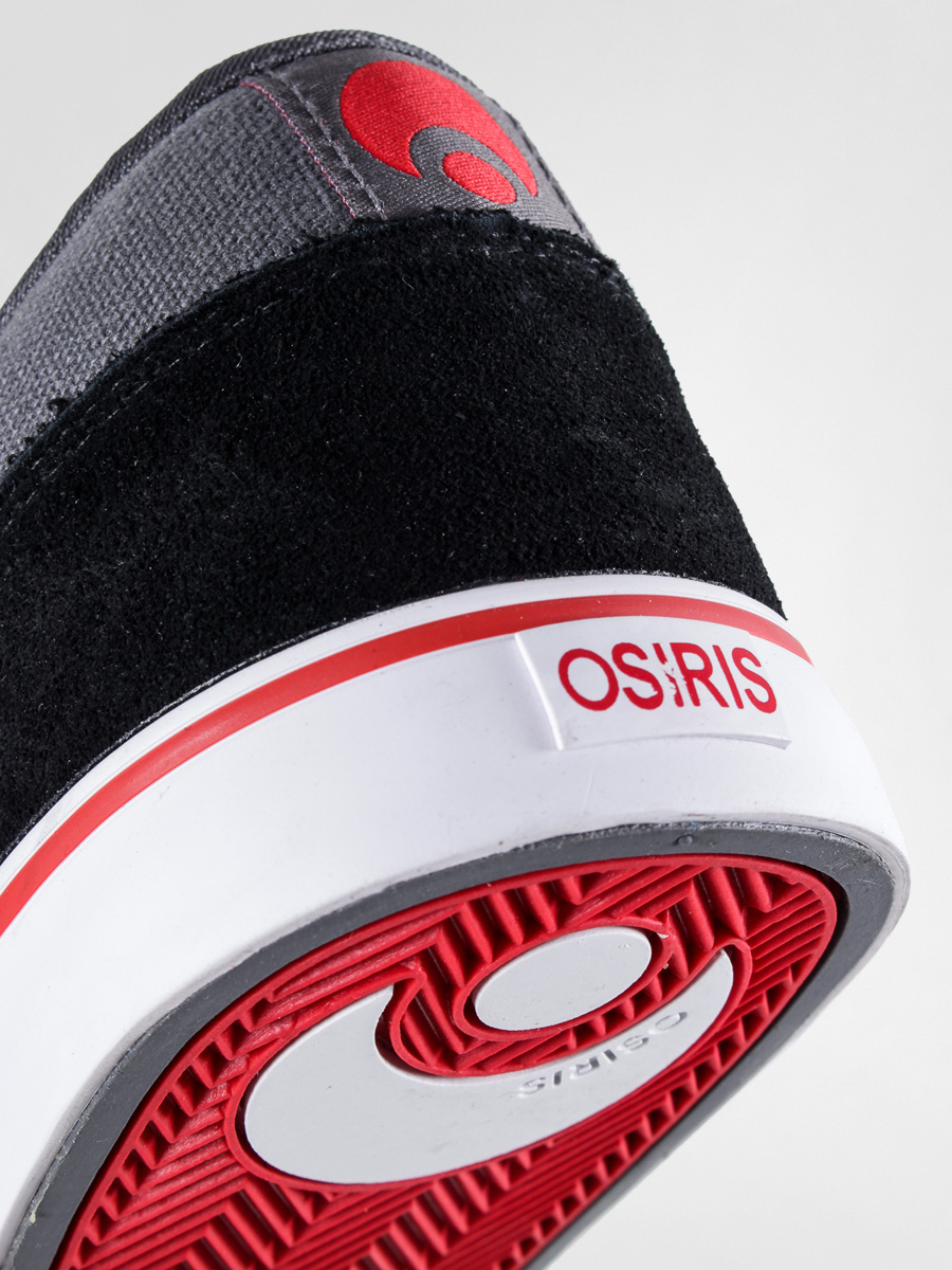 Osiris Schuhe Decay (charcoal/red/white)