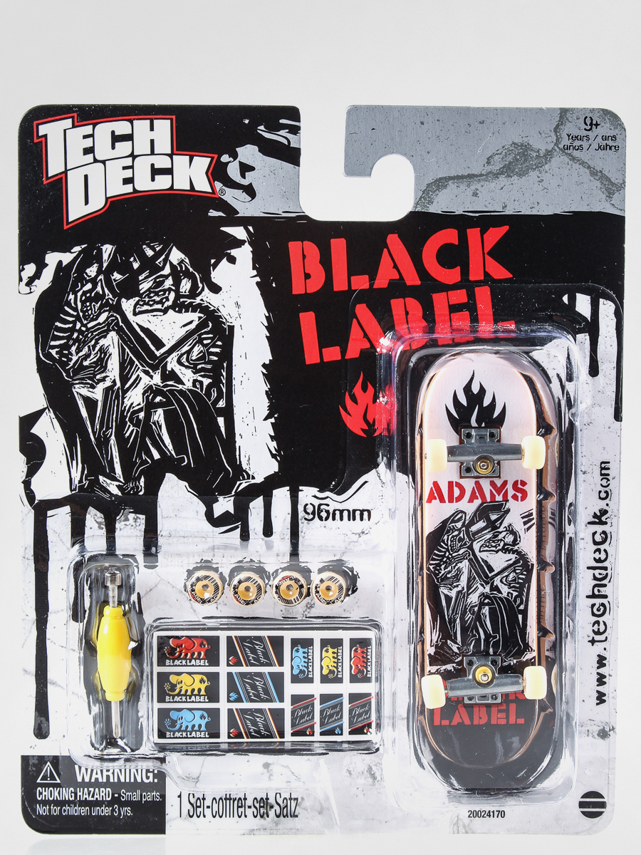 Tech deck black store label