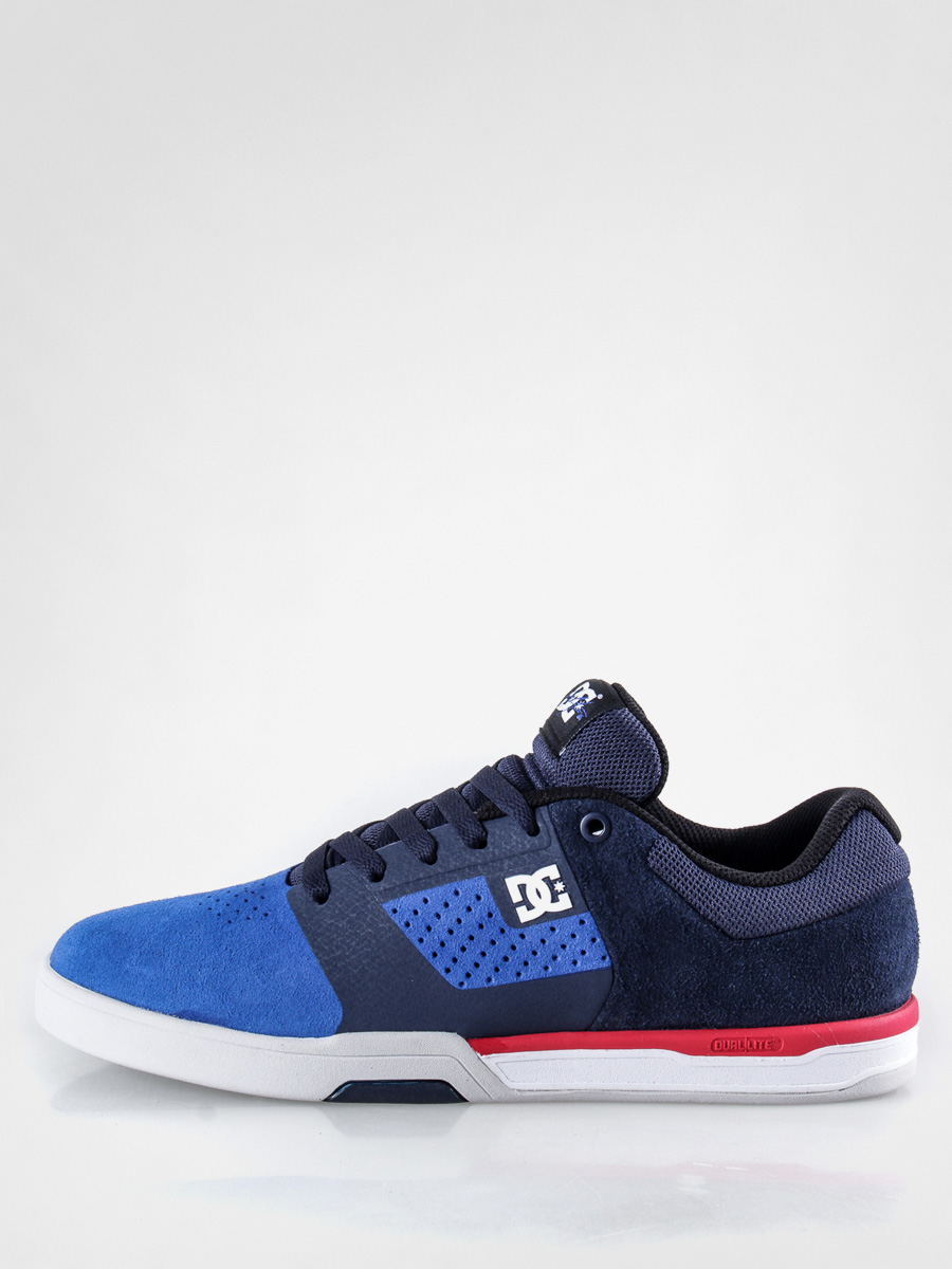 dc shoes blue and black