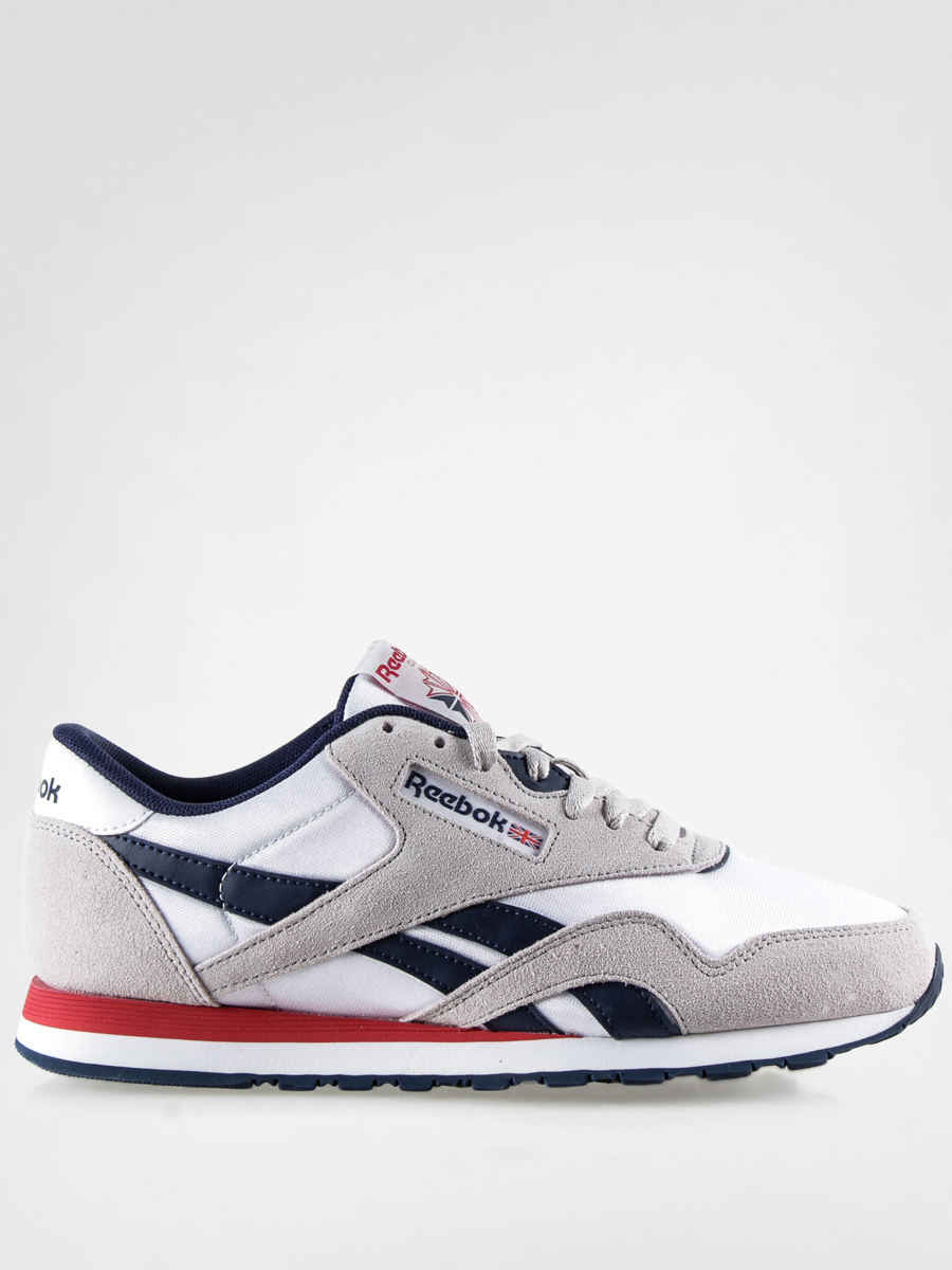 red and white reebok shoes