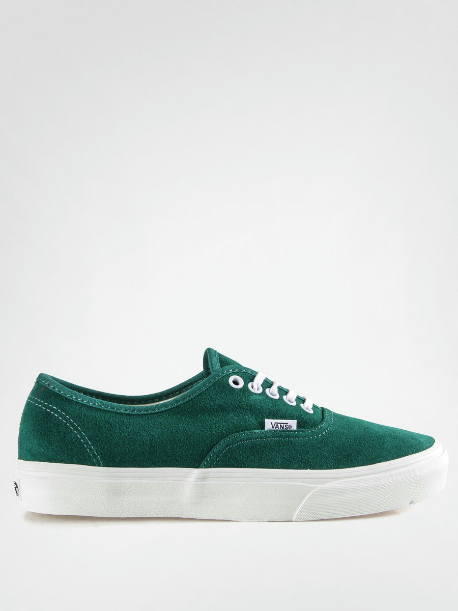 vans authentic green suede