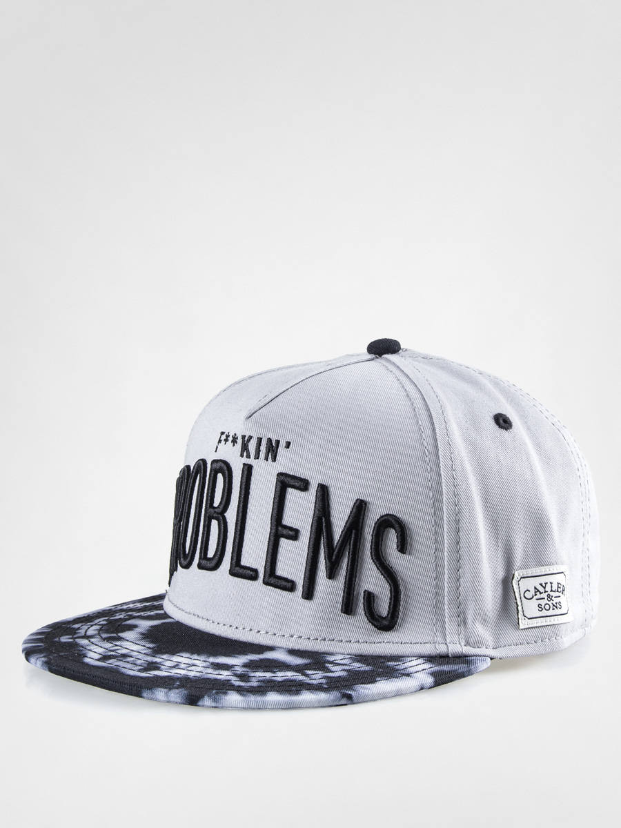 Cayler & Sons Cap F King Problems Snapback ZD (grey/mc/black)