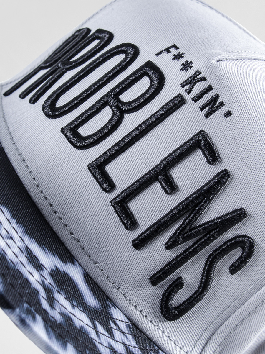 Cayler & Sons Cap F King Problems Snapback ZD (grey/mc/black)