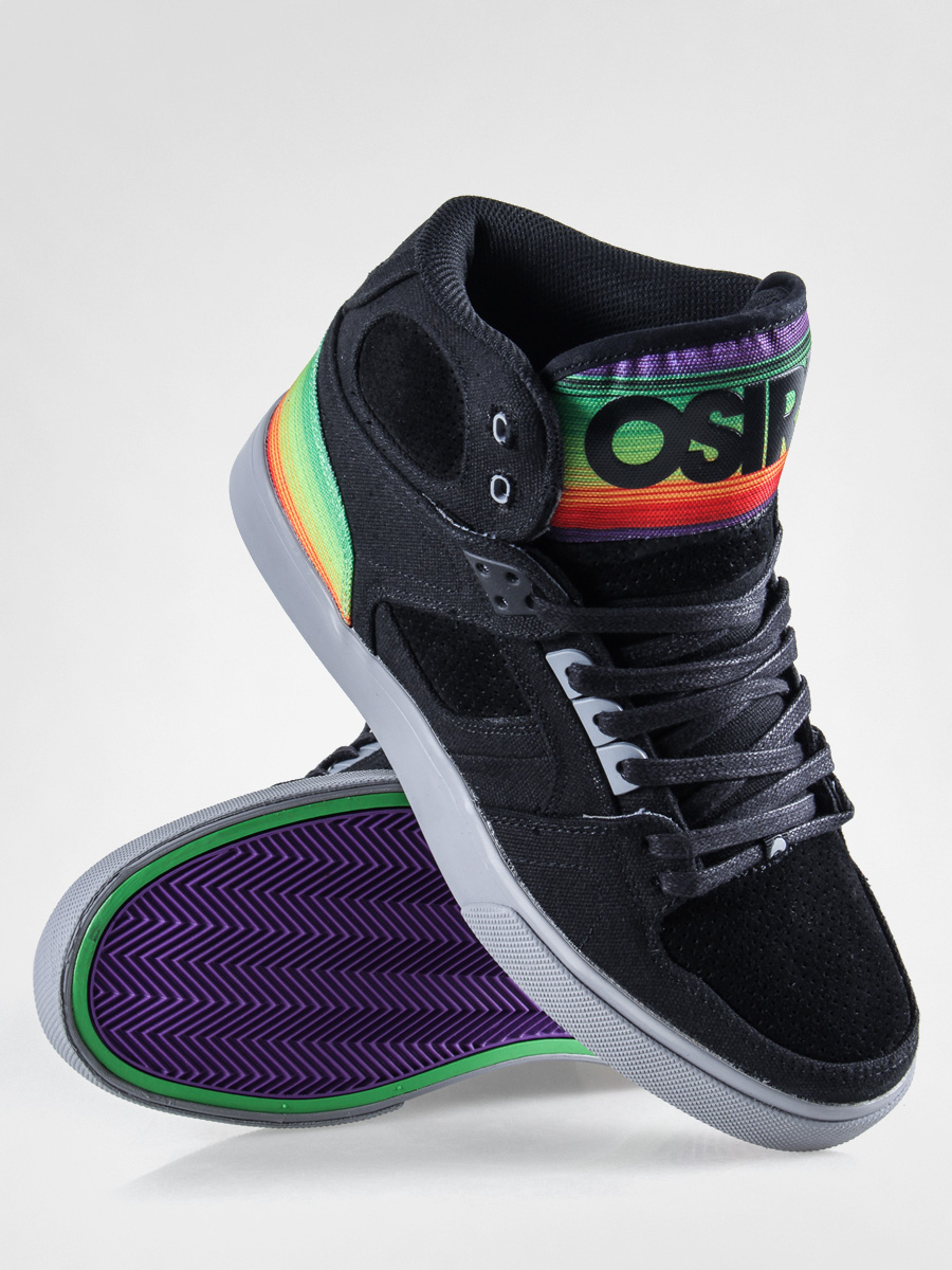 Osiris shoes cheap purple and green