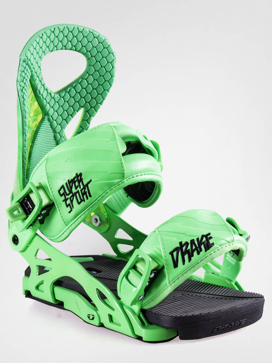 Drake Snowboard bindings Supersport - green (grn fluo)