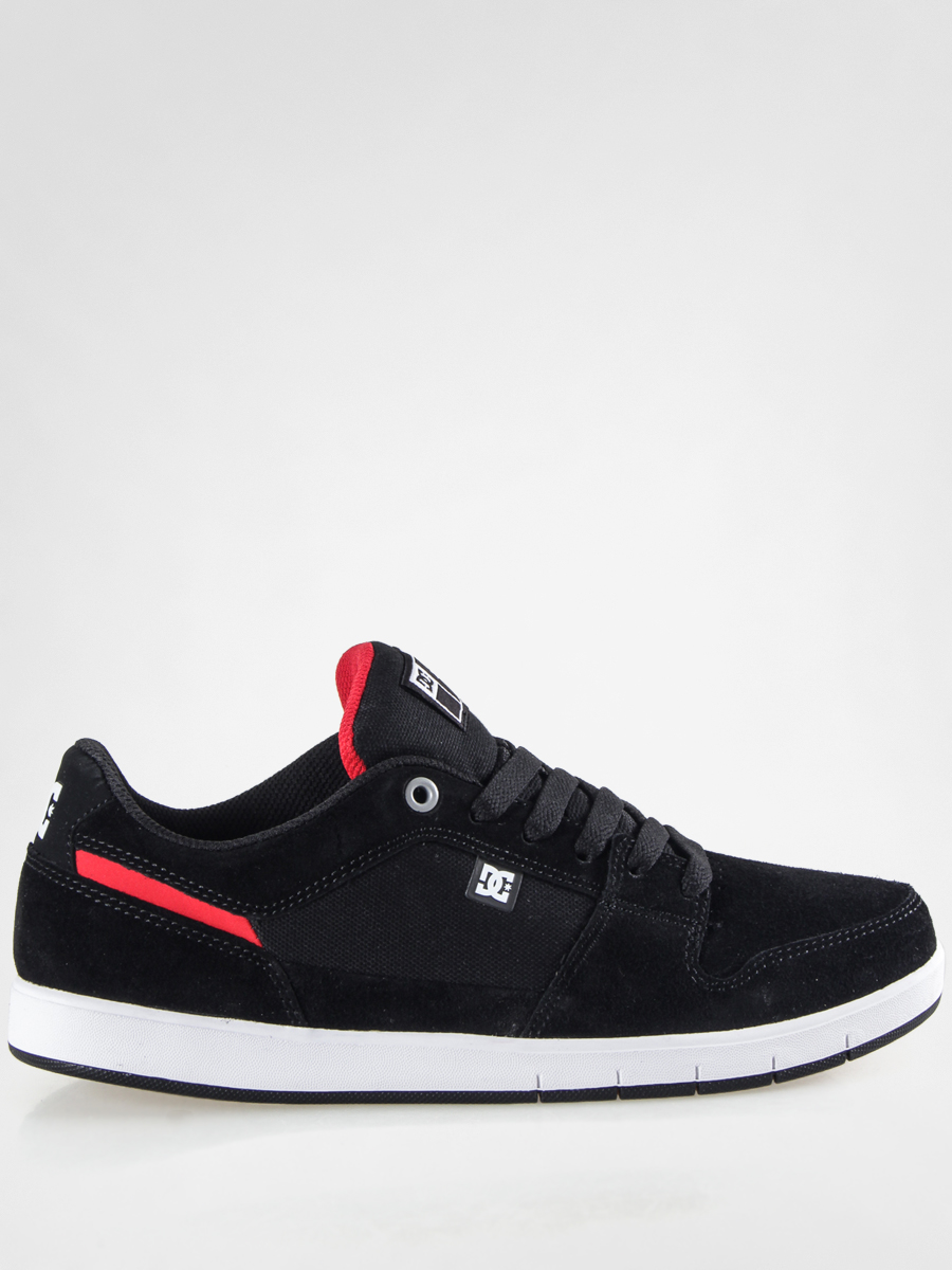 dc shoes black and red