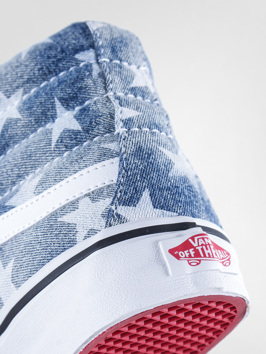 Vans Shoes Sk8 Hi Slim (washed/stars/blue)