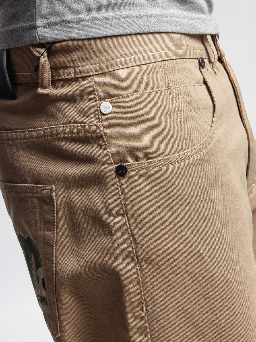 MassDnm Pants Jeans Wood Baggy (khaki)