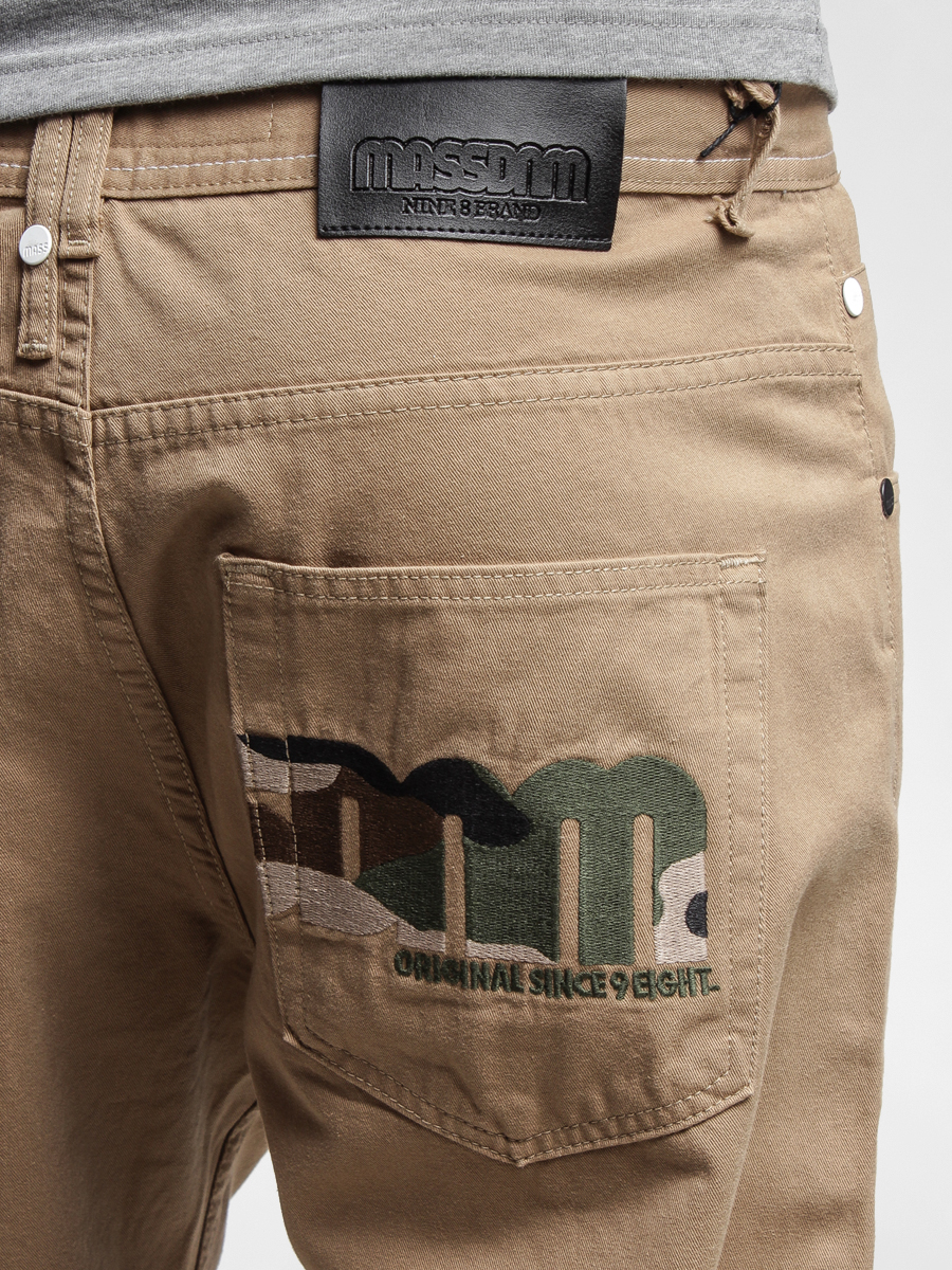 MassDnm Pants Jeans Wood Baggy (khaki)