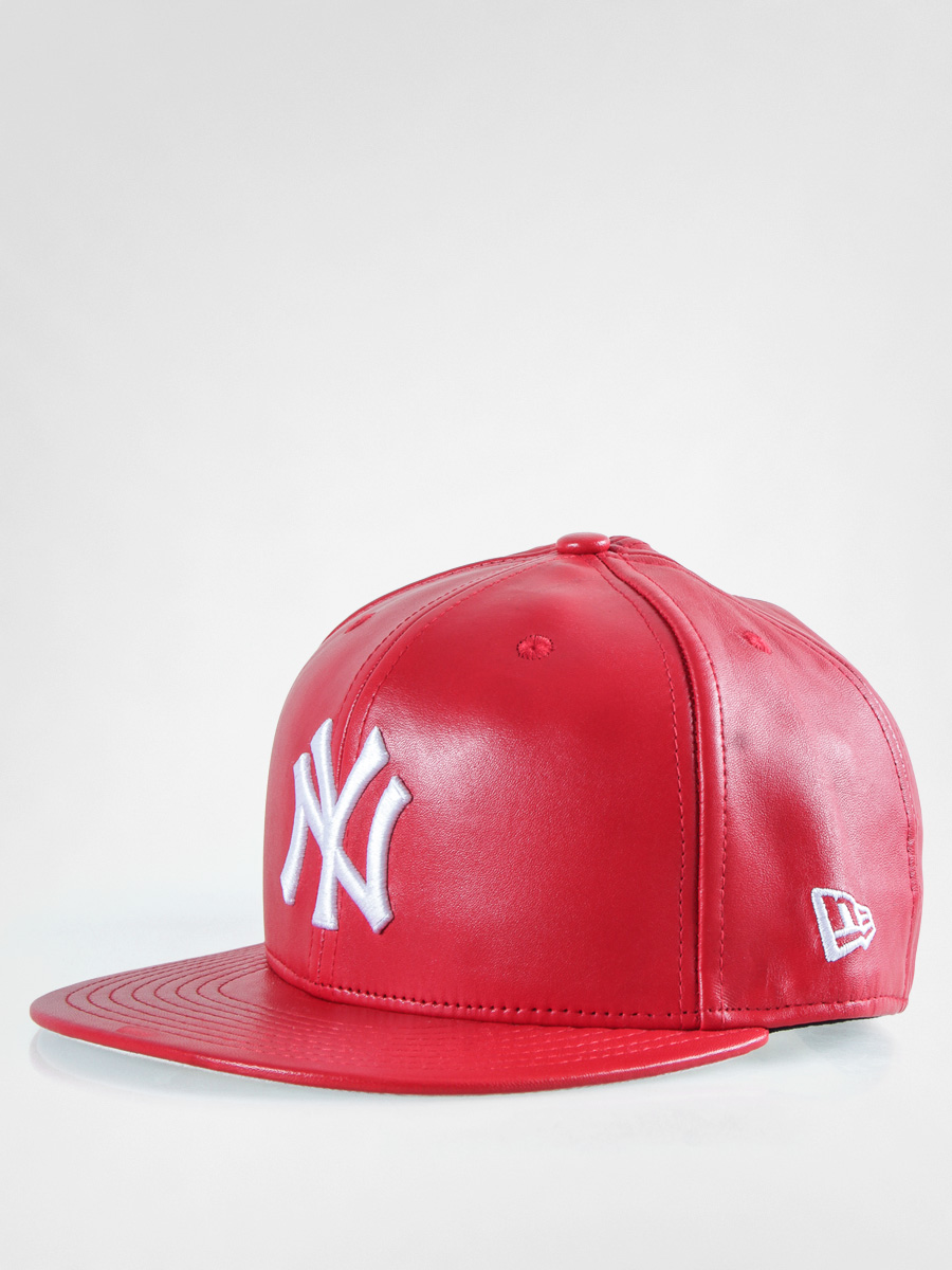 leather yankees hat