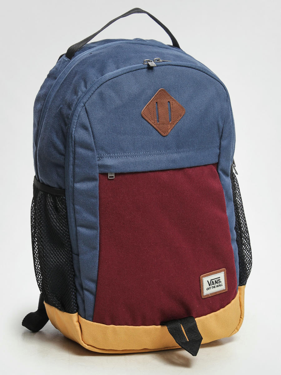 Vans skooled backpack store blue red yellow