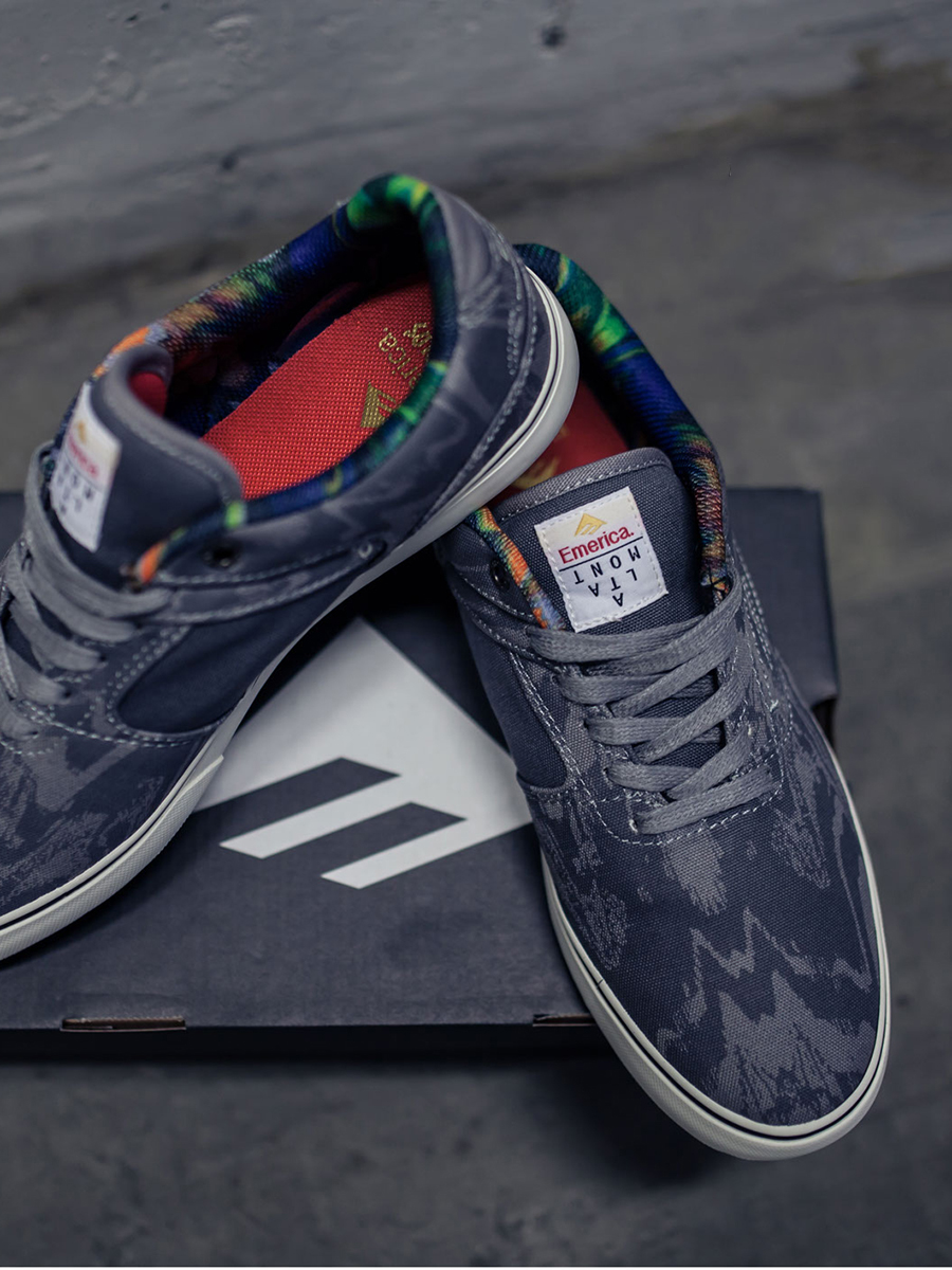 Emerica Shoes Reynolds Low Vulc X Altamont (dk gry)