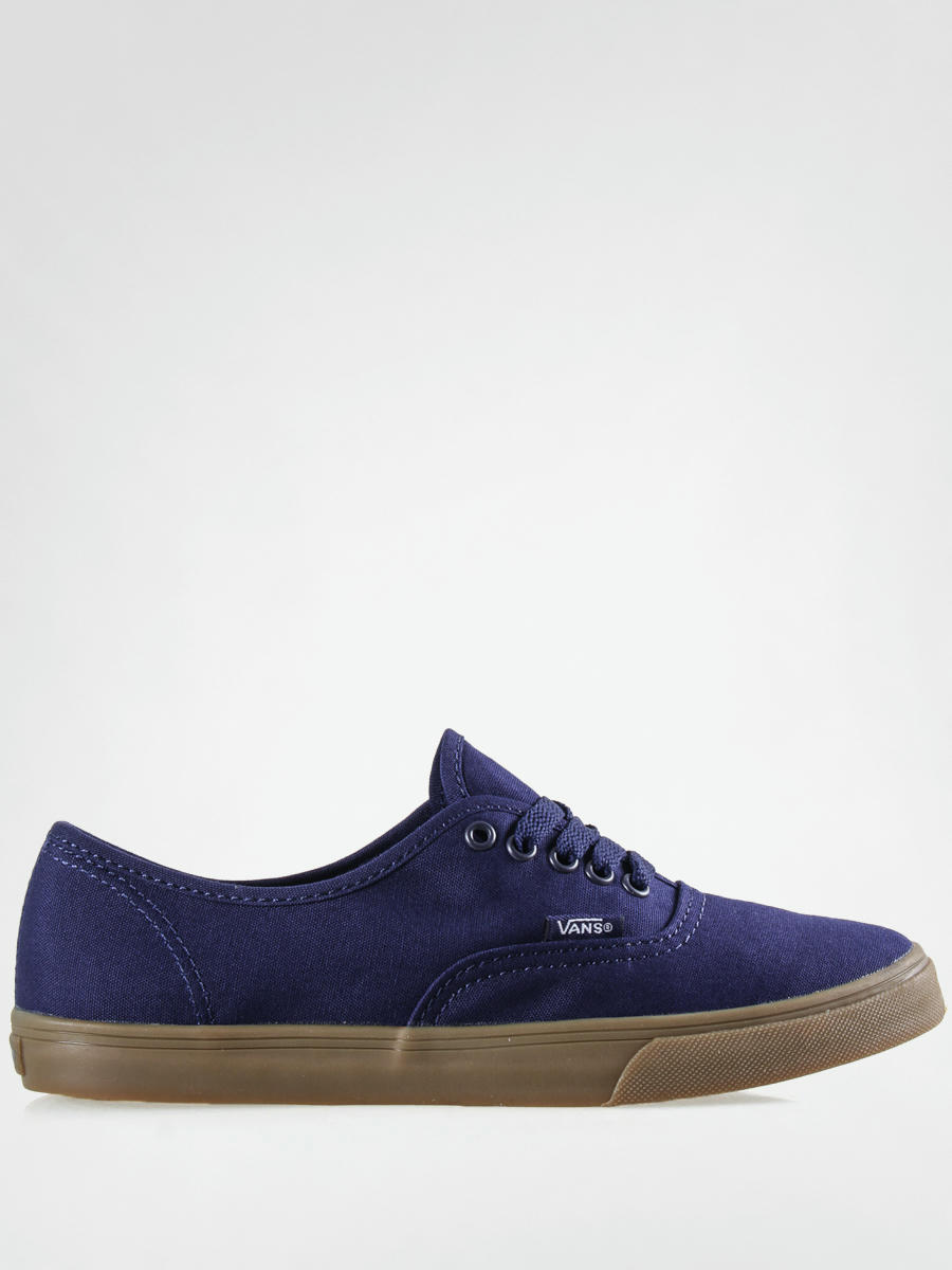 Navy vans gum on sale sole