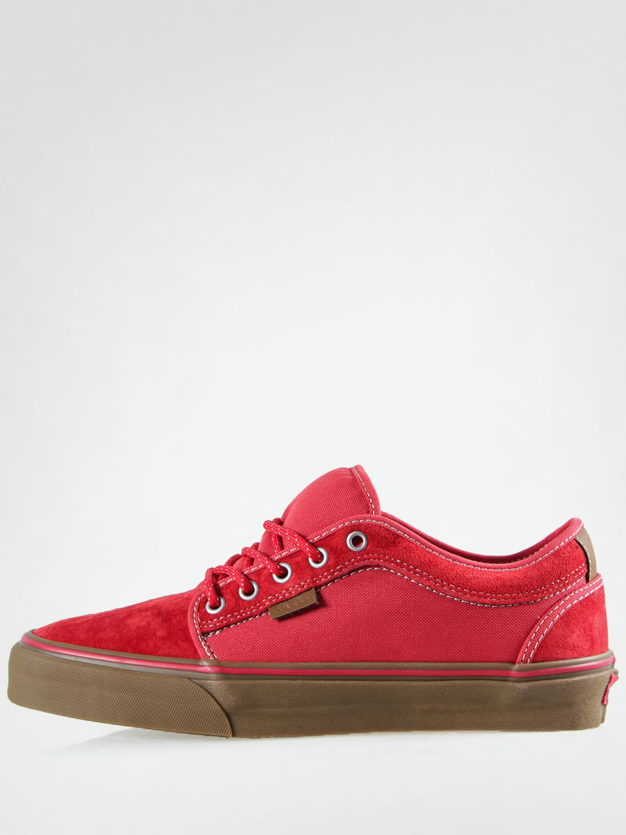 vans chukka low red gum