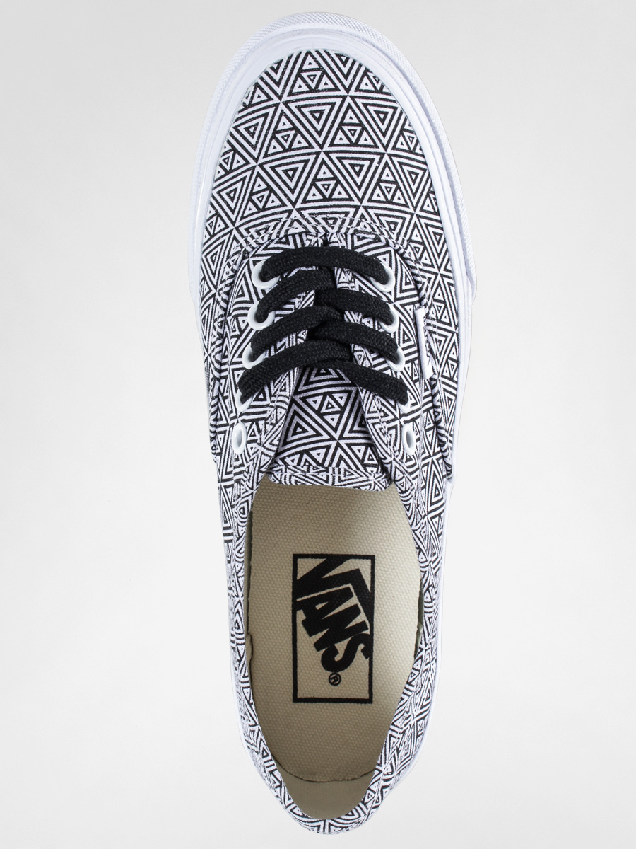 vans classic slip on trainers geometric black true white