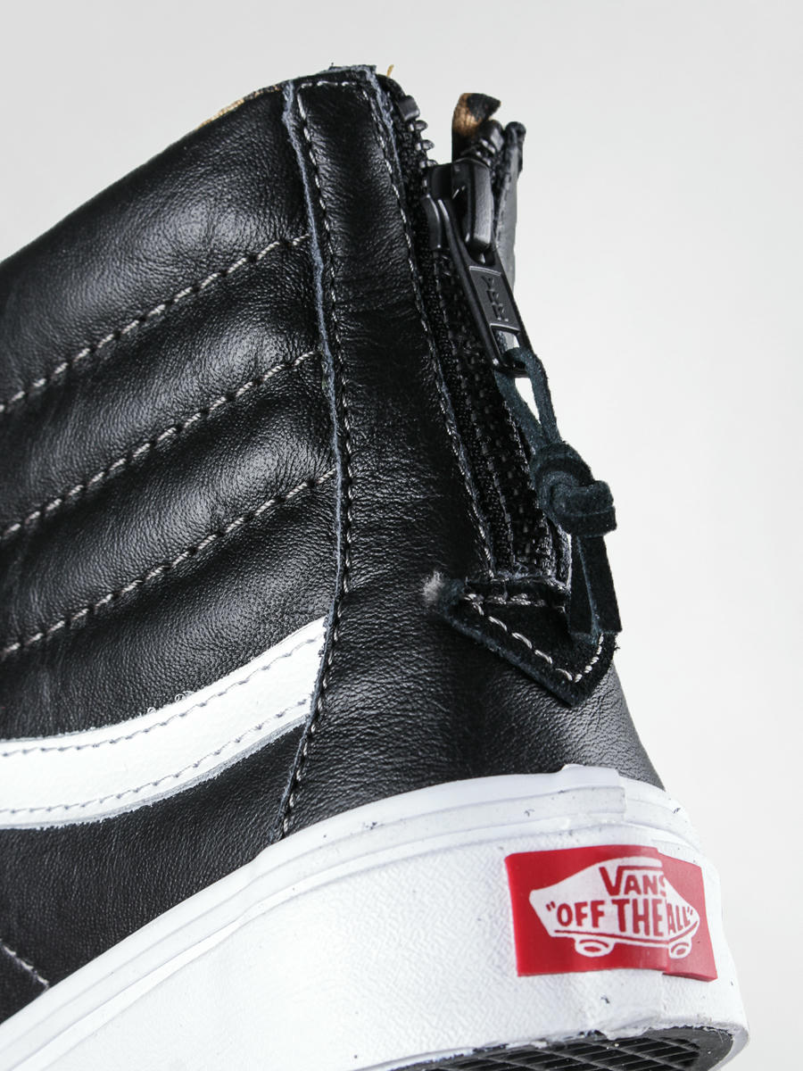 Vans Shoes Sk8 Hi Slim Zip (Leather/Black/Leopard)