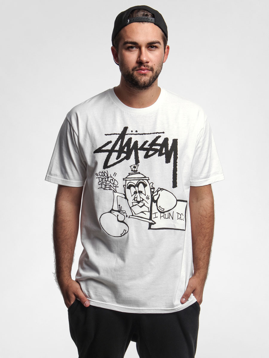 Stussy T-shirt I Run Dc (white)
