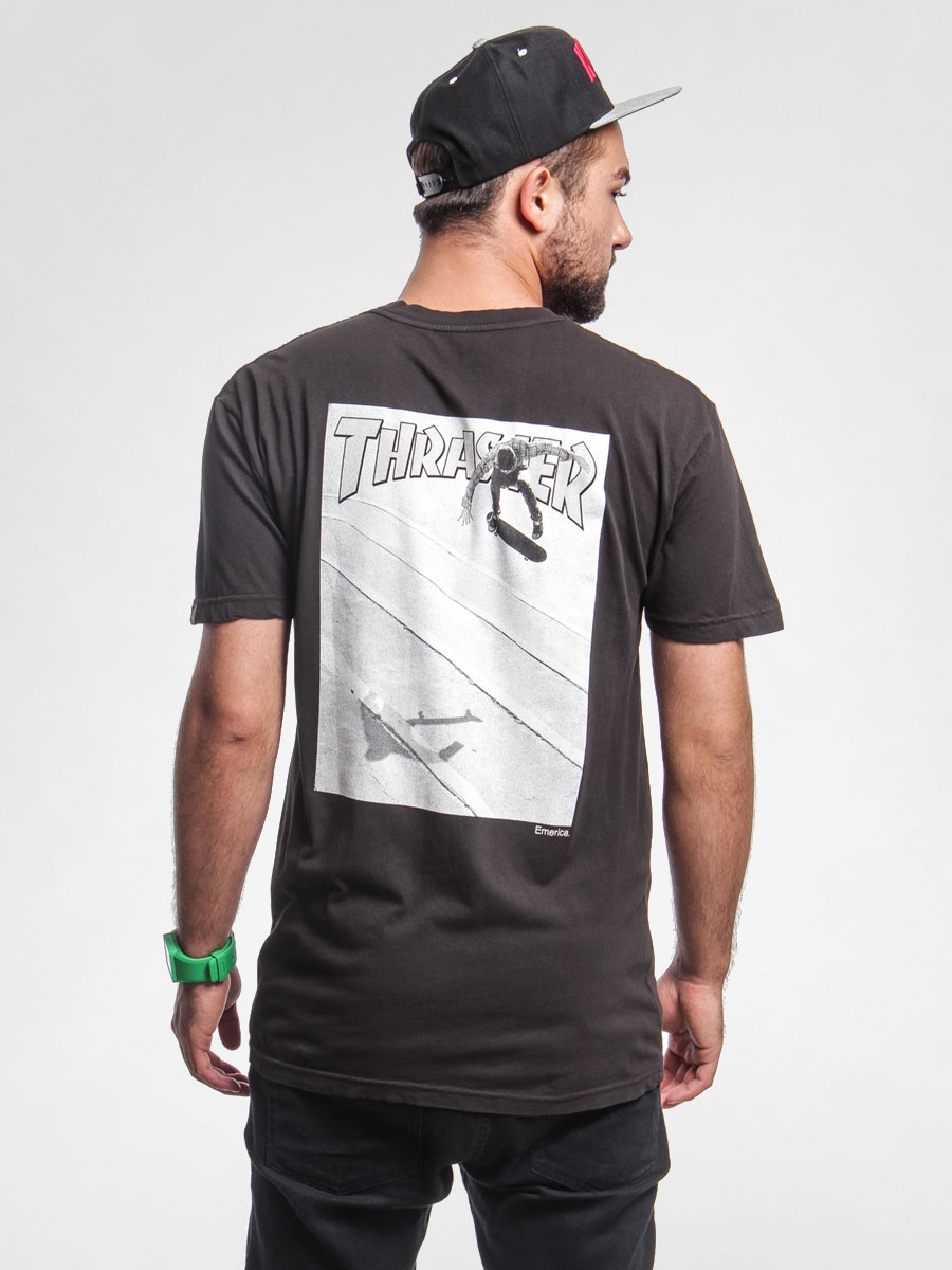 Emerica T shirt Emerica X Thrasher X Reynolds black