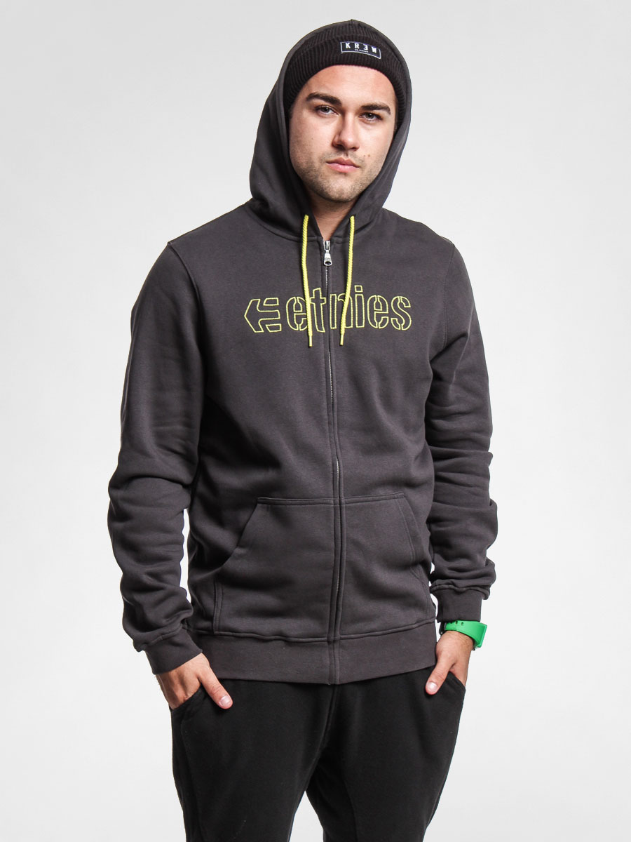 Etnies Hoodie Corp Stitch Zip (black)