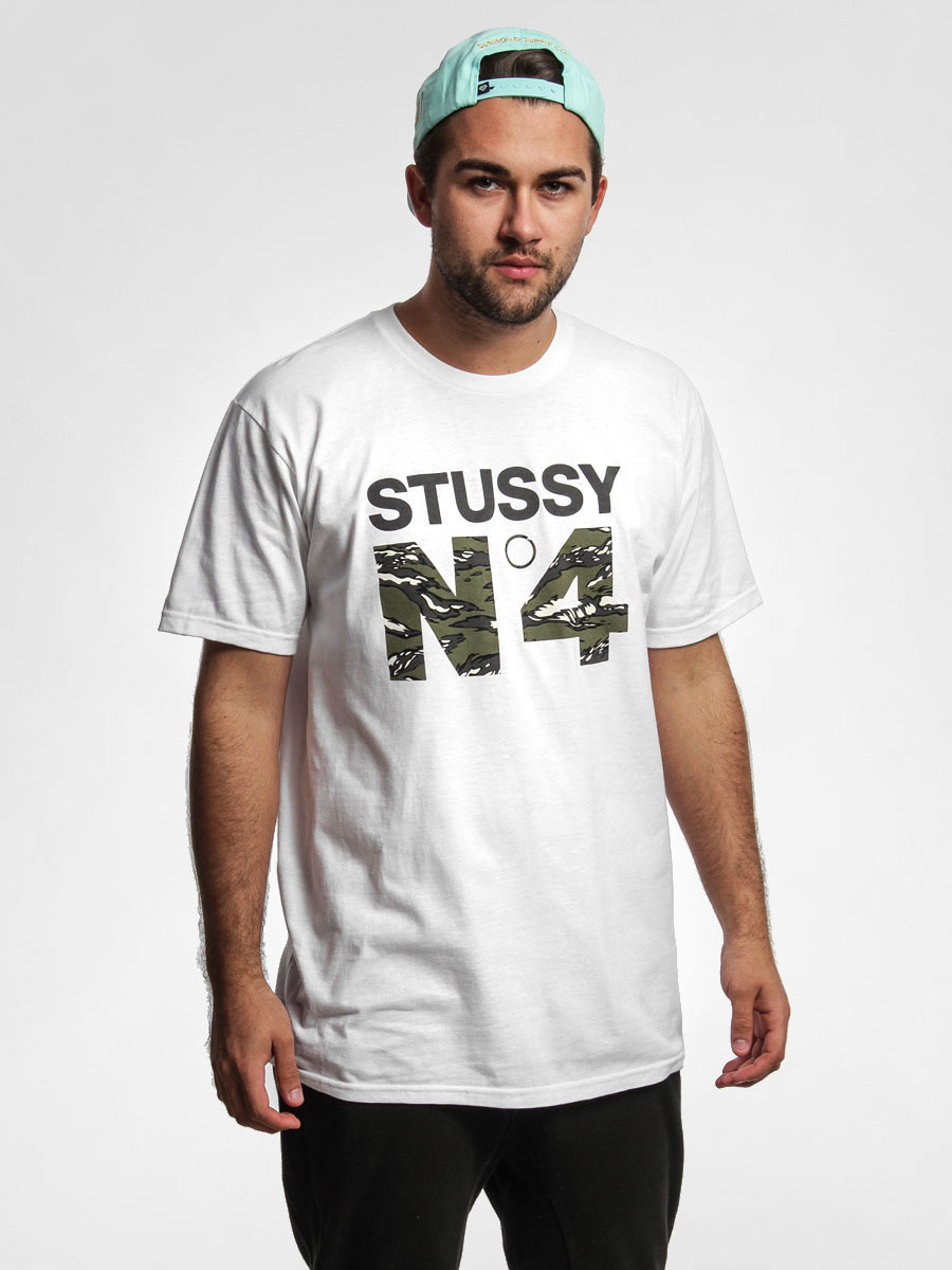 Stussy T-shirt No 4 Camo (white)