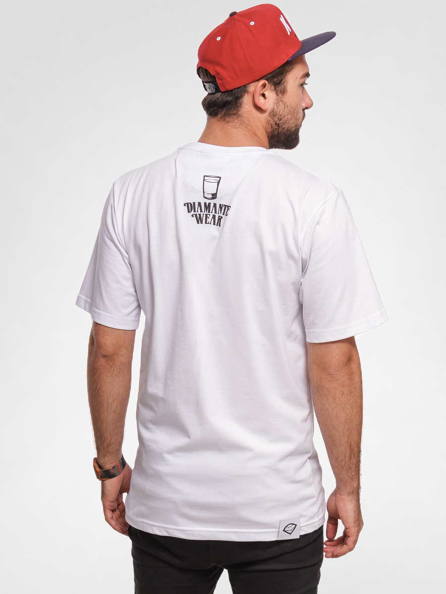 Diamante Wear T-shirt Chluśniem Bo Uśniem (white)