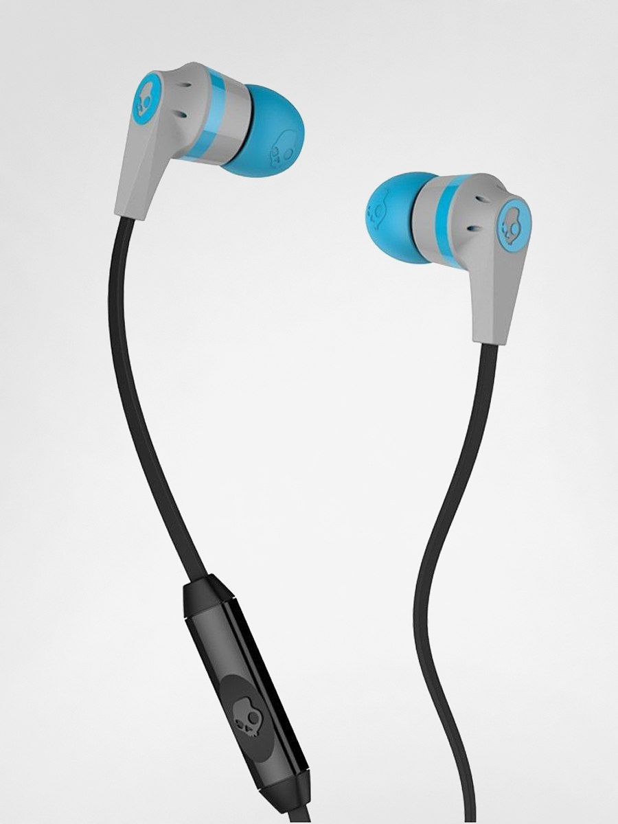 Skullcandy Headphones Inkd W Mic (target/grey/hot blue)