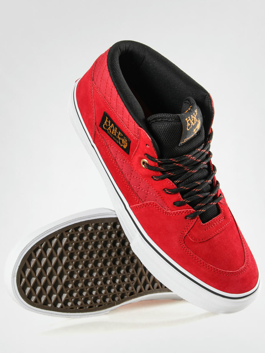 vans half cab red