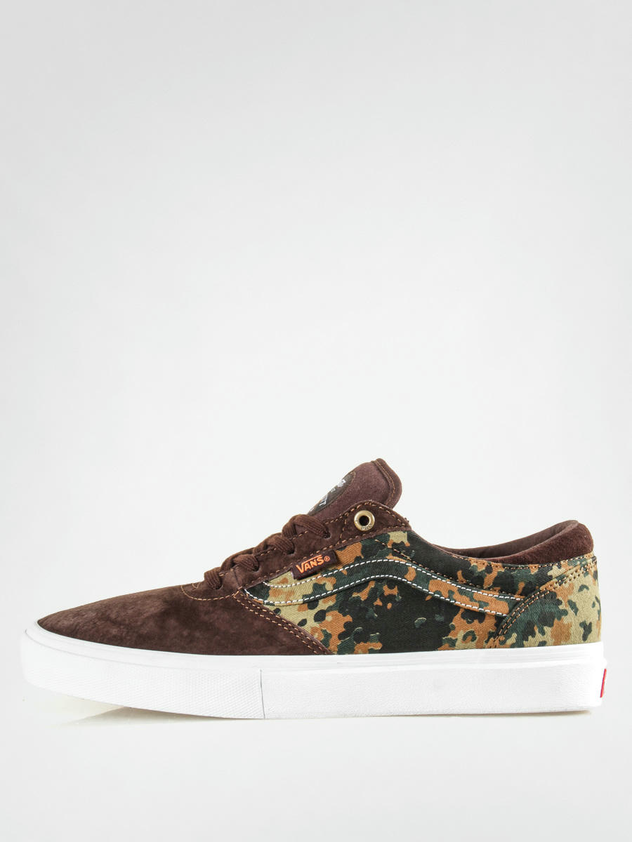 brown camo vans