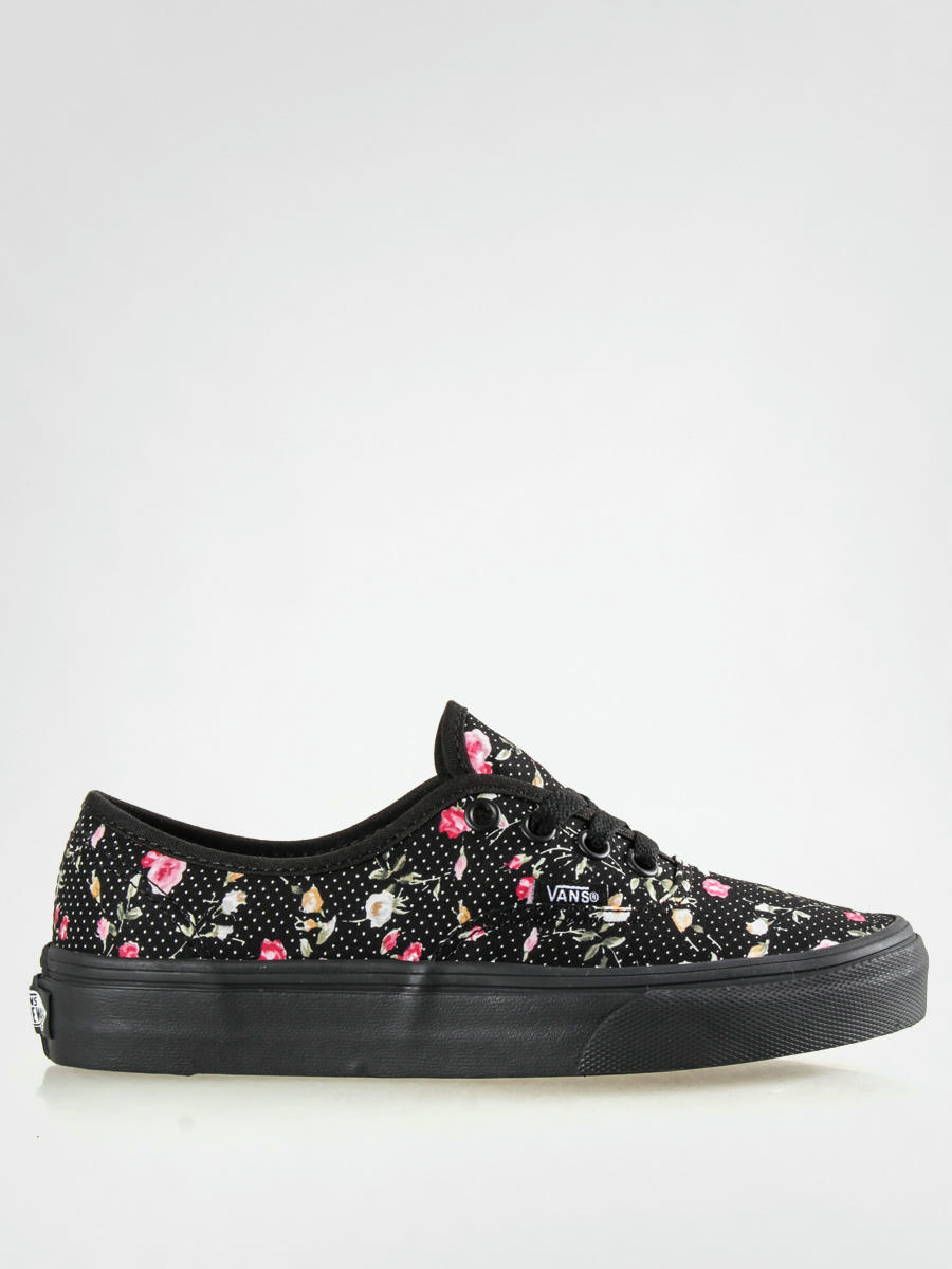 Black hotsell floral vans