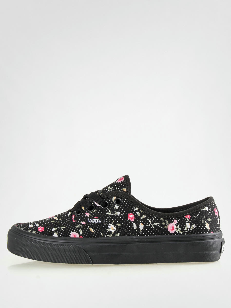 vans shoes dots to flowers