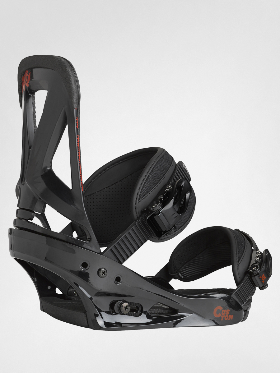 Burton Snowboard bindings CUSTOM - black (black/red)