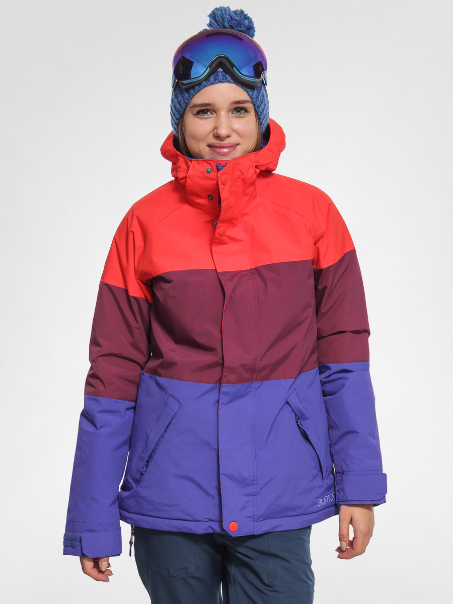 color block snowboard jacket