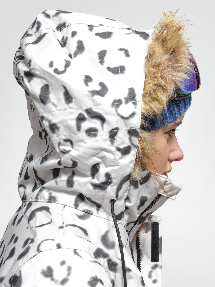 Womens Burton Snowboard jacket TWC WANDERLUST snow leopard