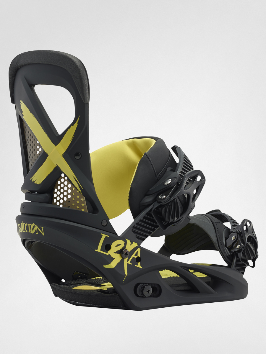 Womens Burton Snowboard bindings LEXA (black/yellow)