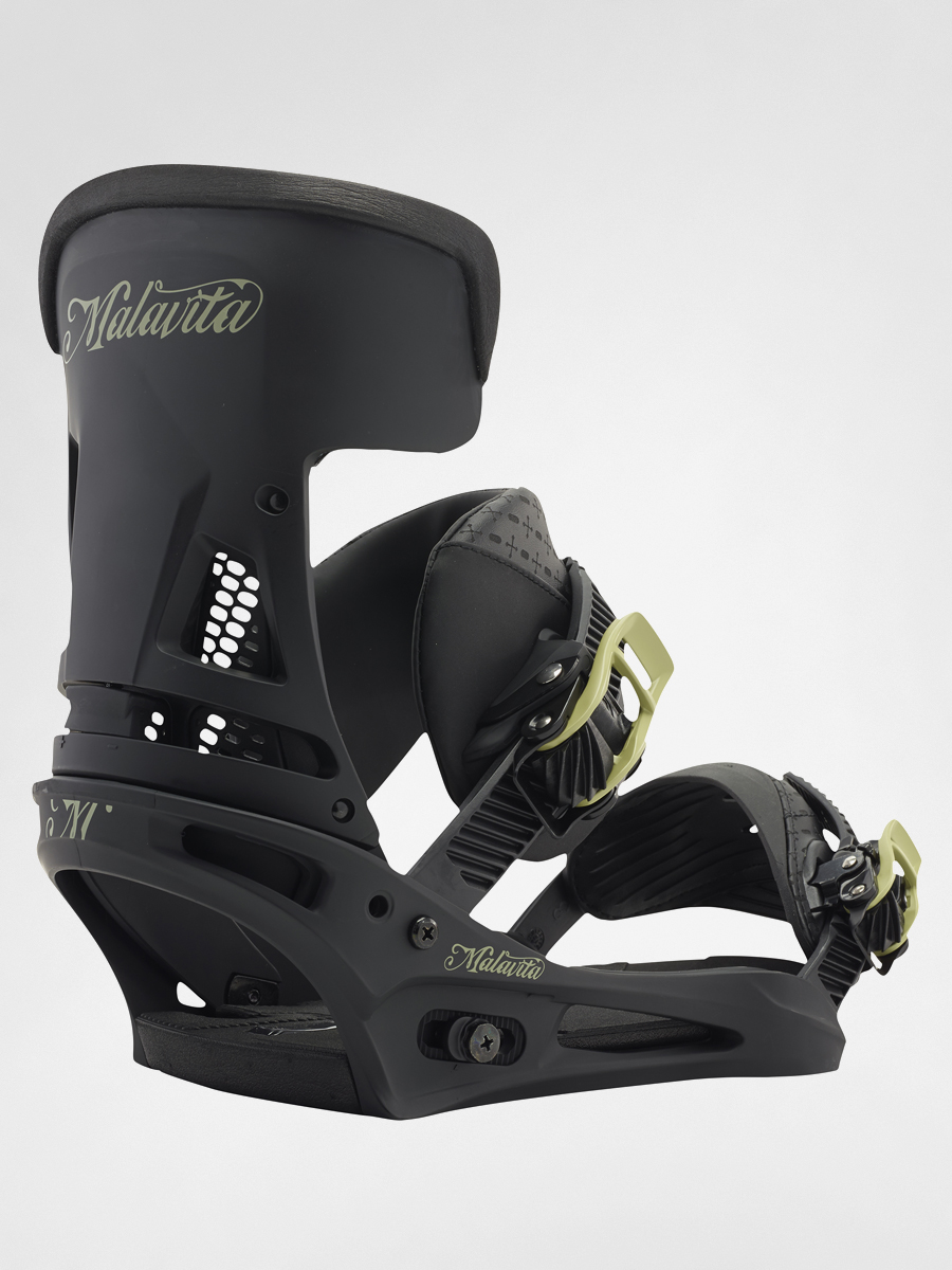 Mens Burton Snowboard bindings MALAVITA (black and tan)