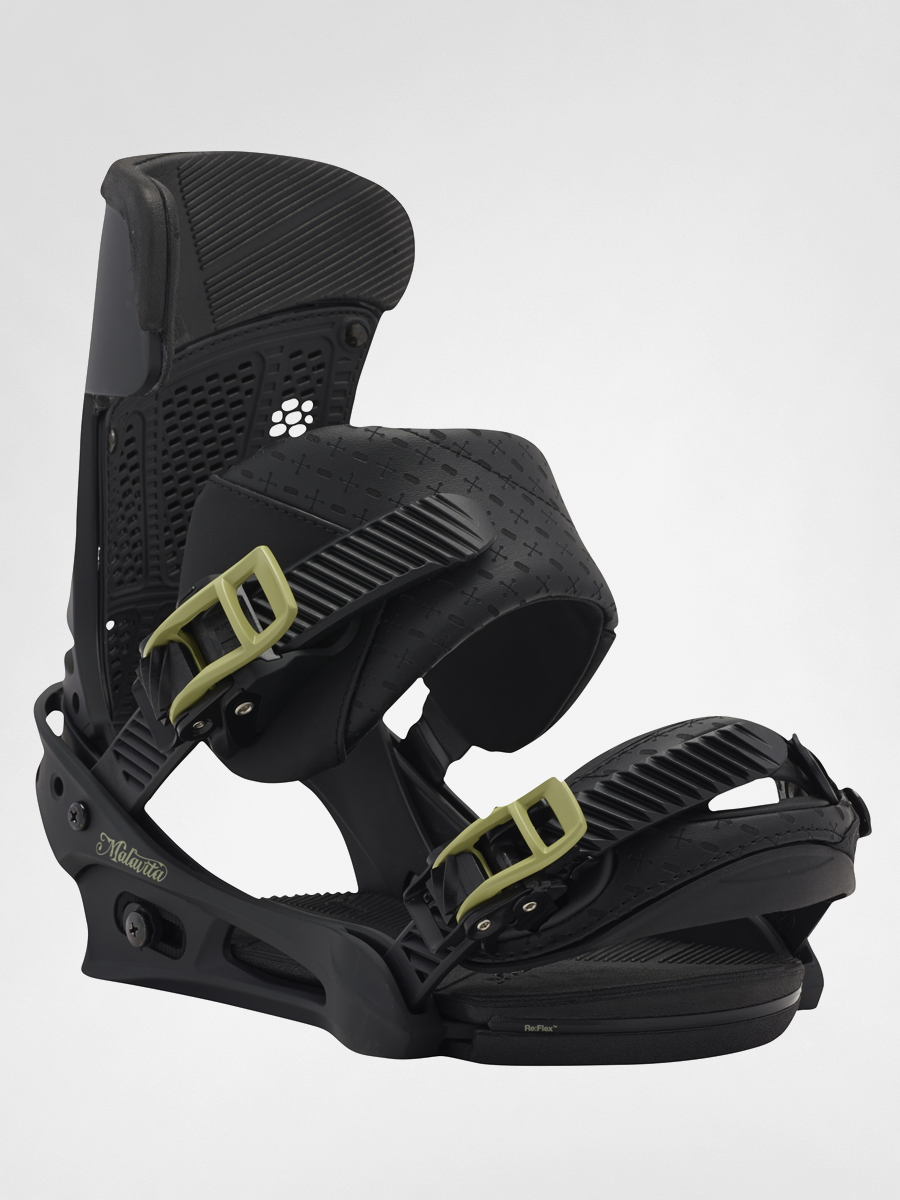 Mens Burton Snowboard bindings MALAVITA (black and tan)