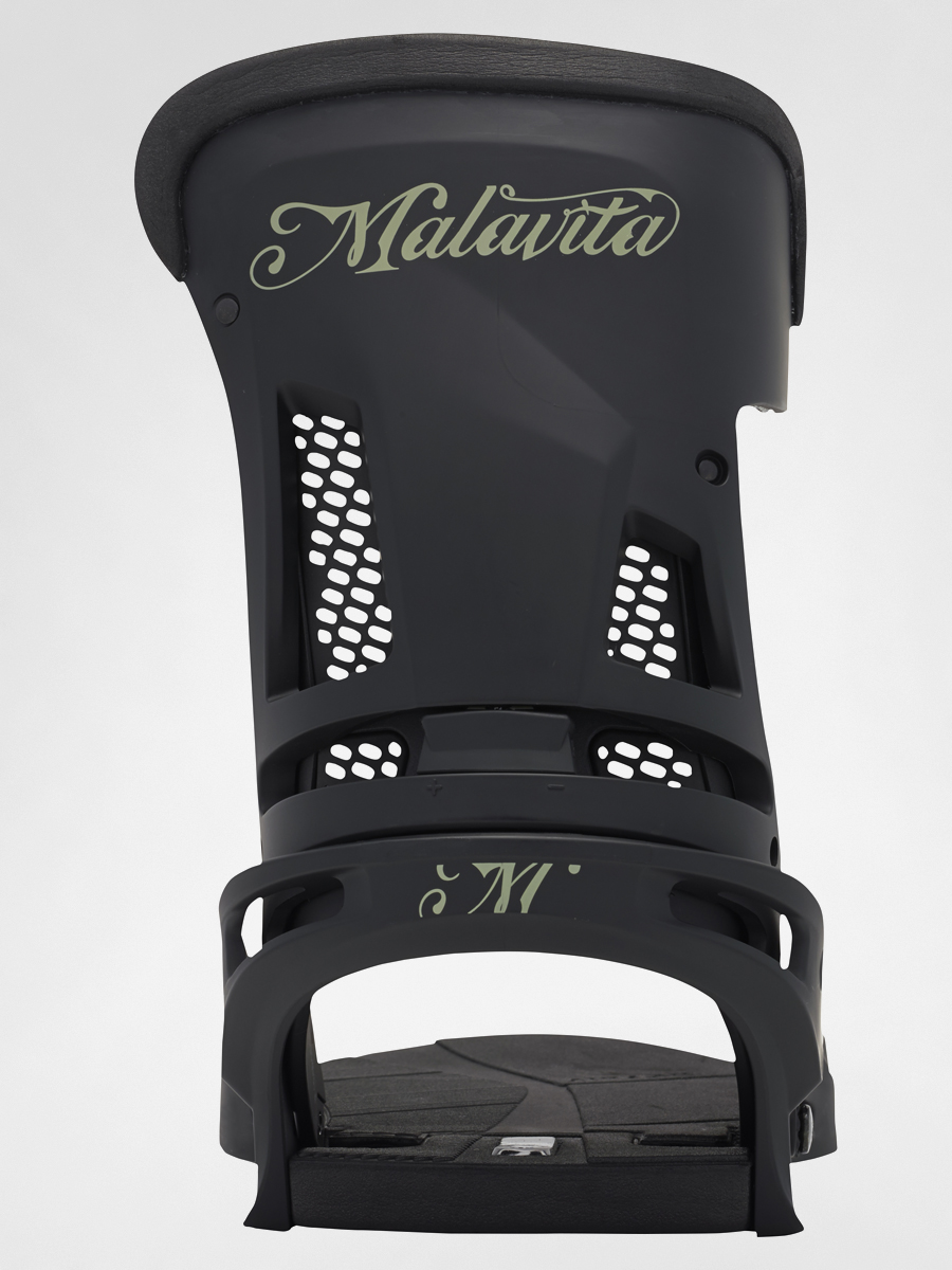 Mens Burton Snowboard bindings MALAVITA (black and tan)