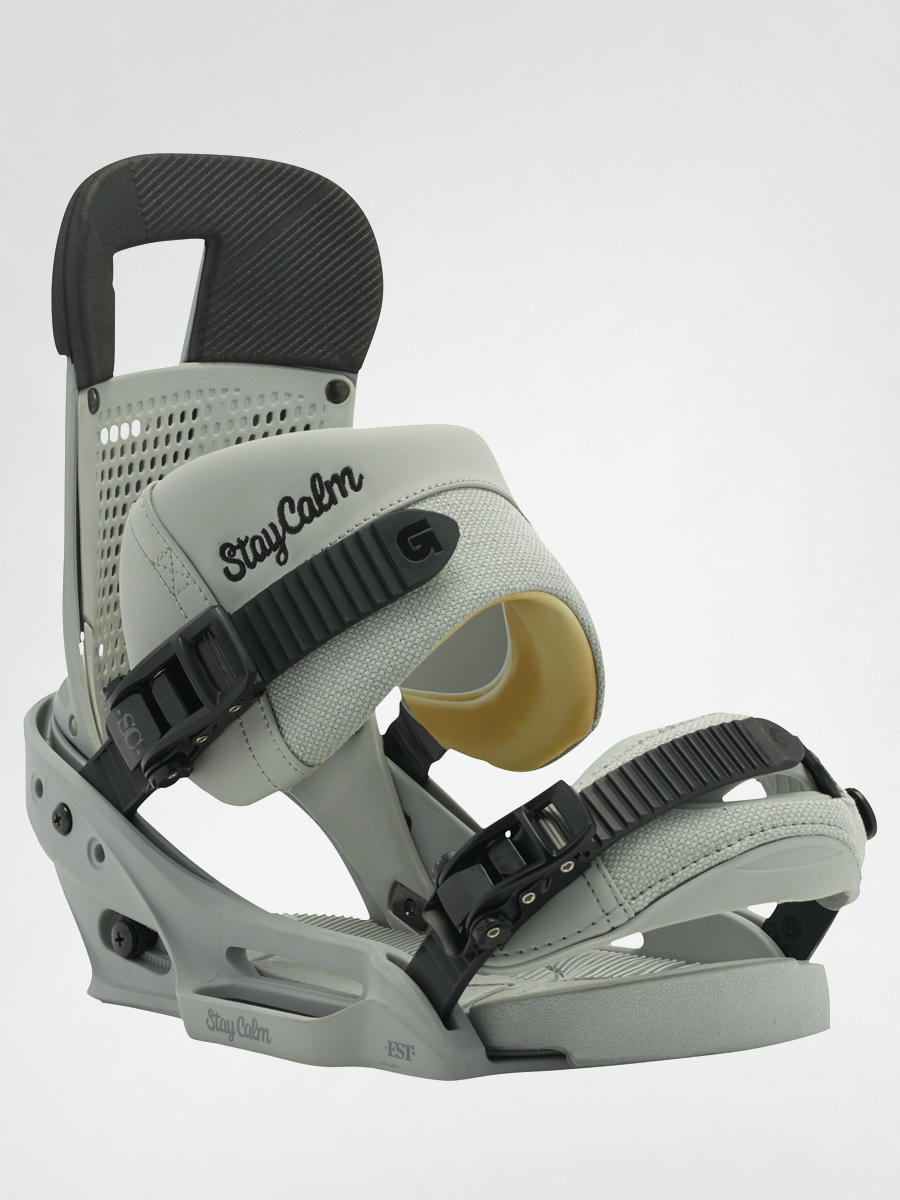 Mens Burton Snowboard bindings STAY CALM EST stoned