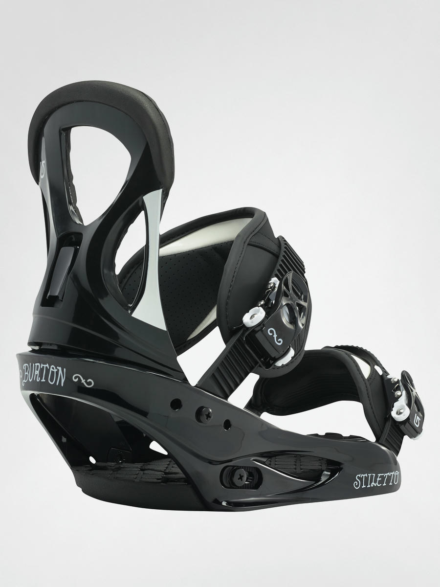 Womens Burton Snowboard bindings STILETTO black white