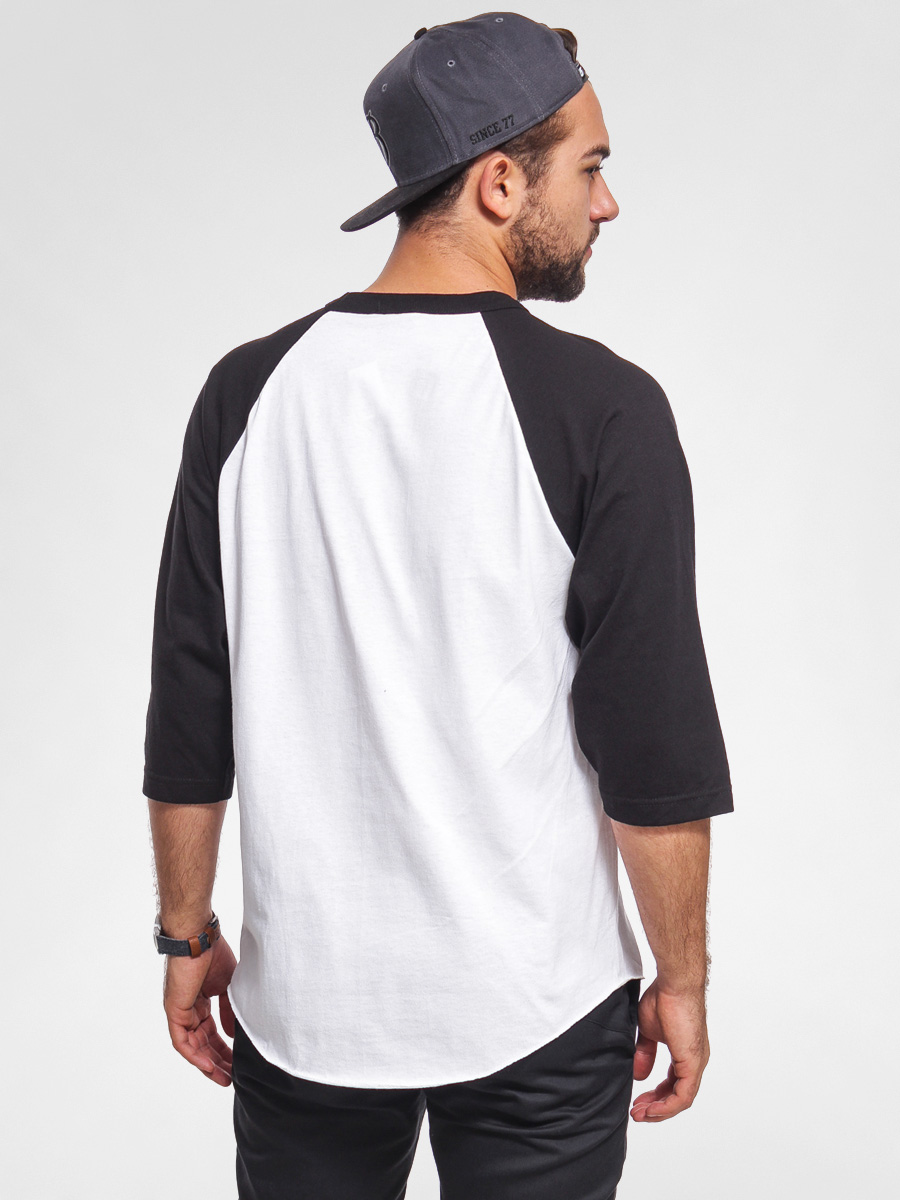 Primitive T-Shirt Stadium Raglan (white/black)