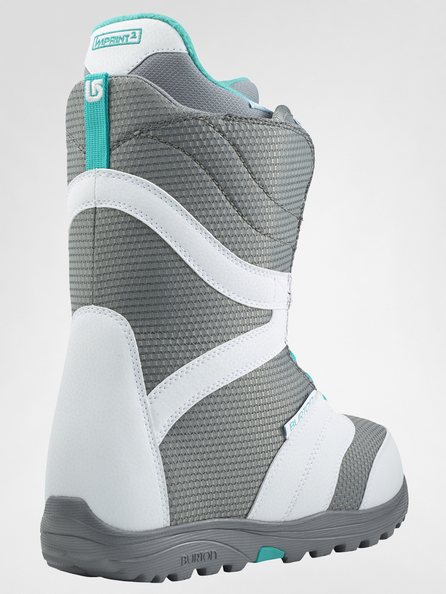 Womens Burton Snowboard boots COCO (white/gray/teal)
