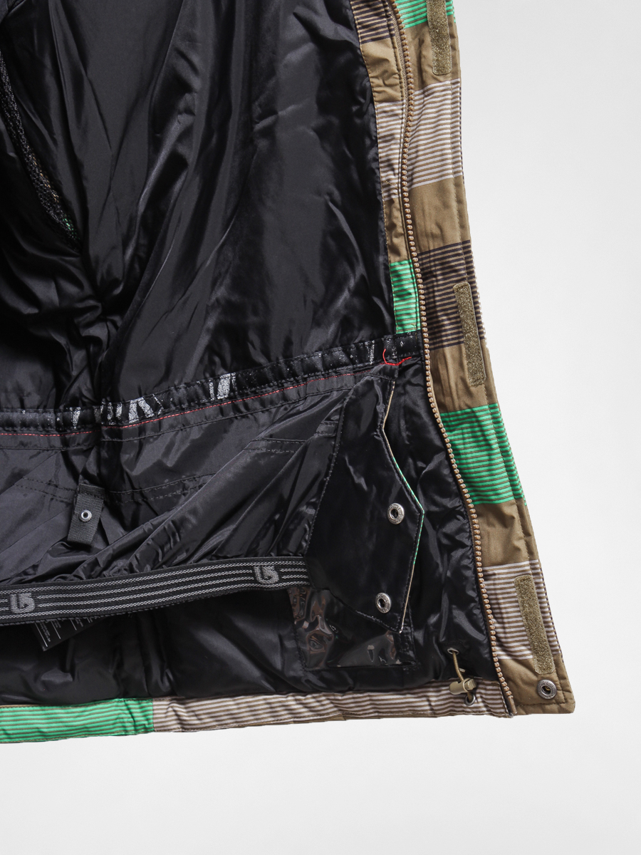 Mens Burton Snowboard jacket TWC GREENLIGHT (hickory micro stripe)