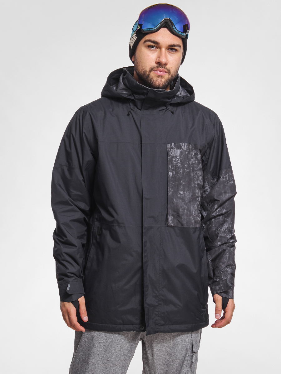 Mens Burton Snowboard jacket MB SUTTON (black washed out)