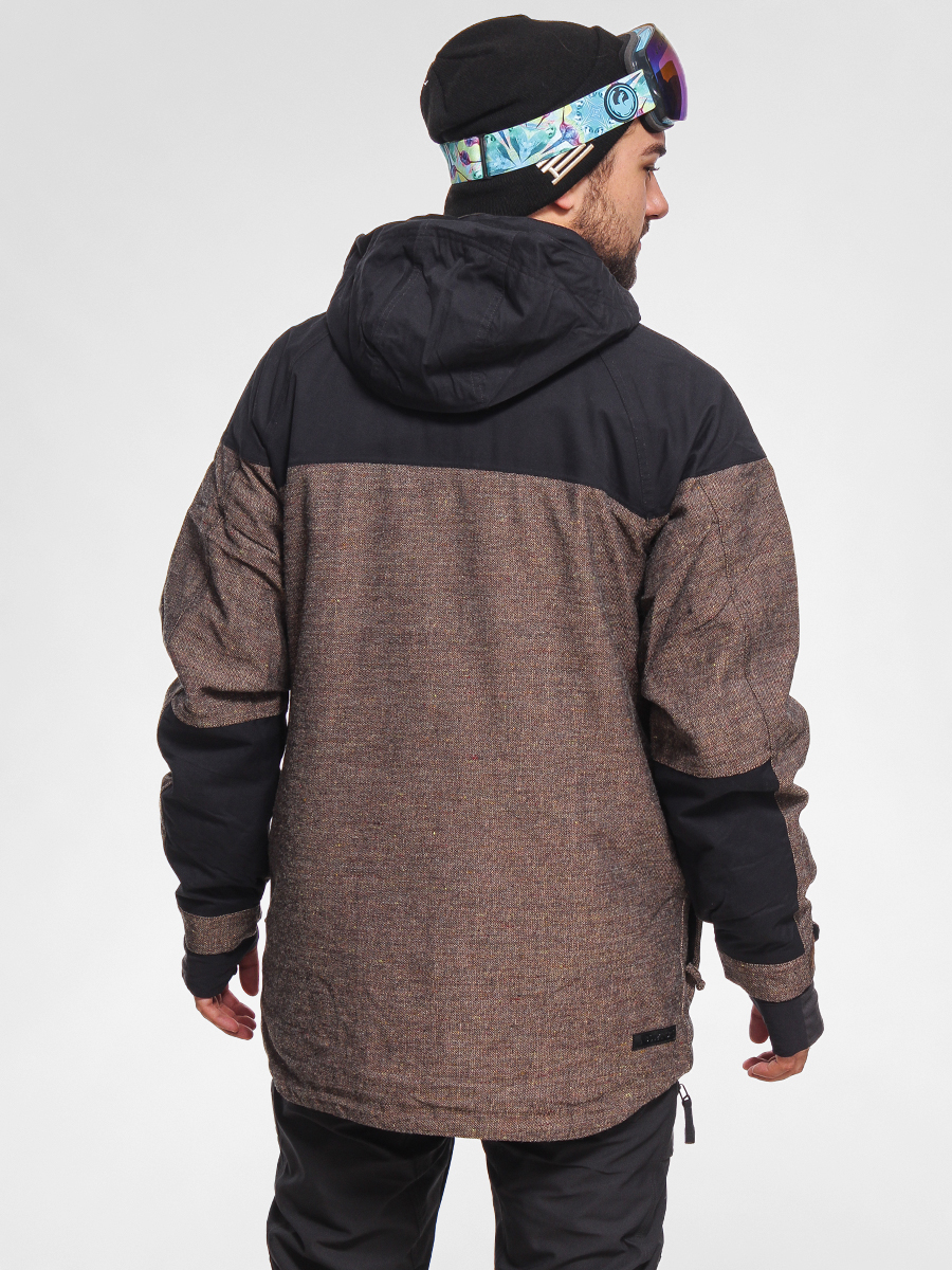 Mens Burton Snowboard jacket MB HELLBROOK (tweed/true black)