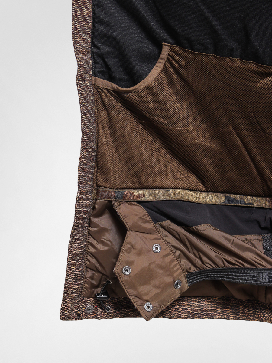 Mens Burton Snowboard jacket MB HELLBROOK (tweed/true black)