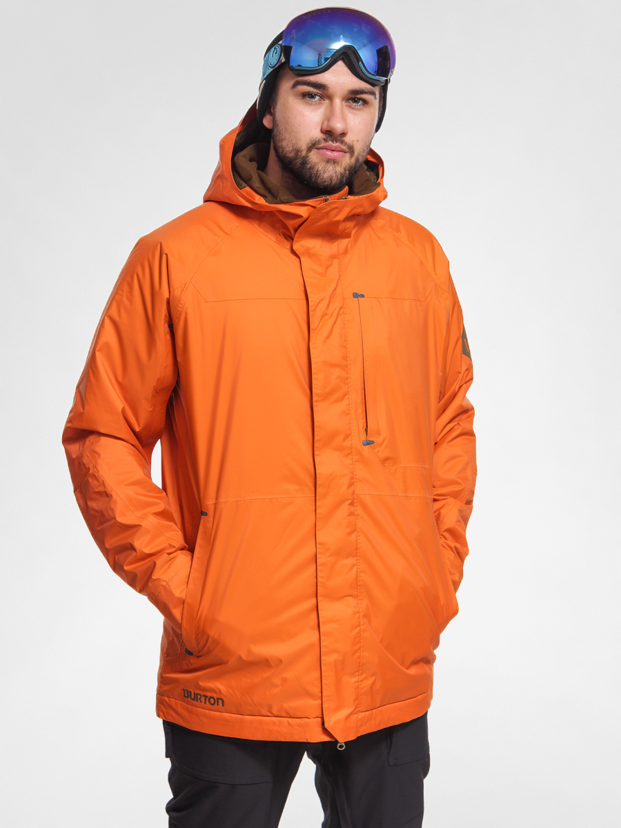 tan snowboarding jacket