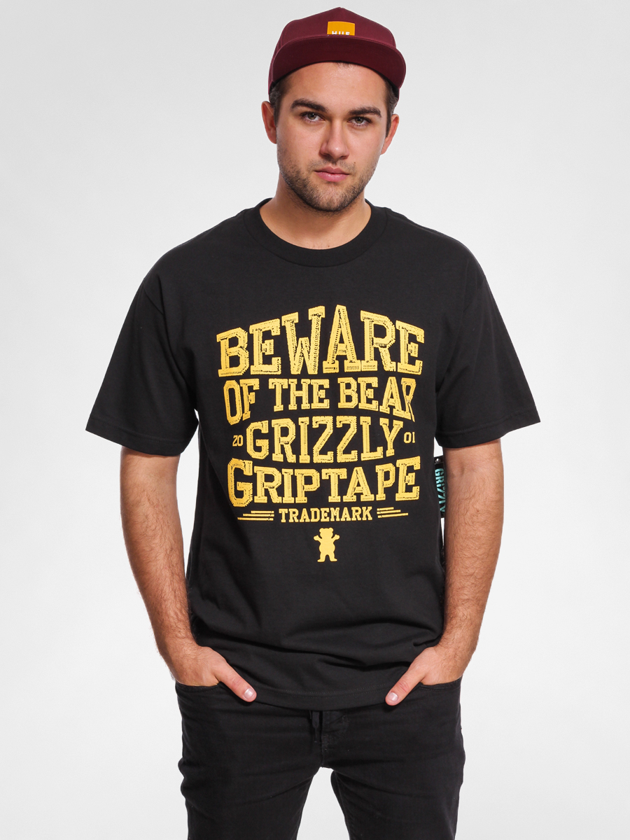 Diamond Grizzly T-shirt Distressed (black)